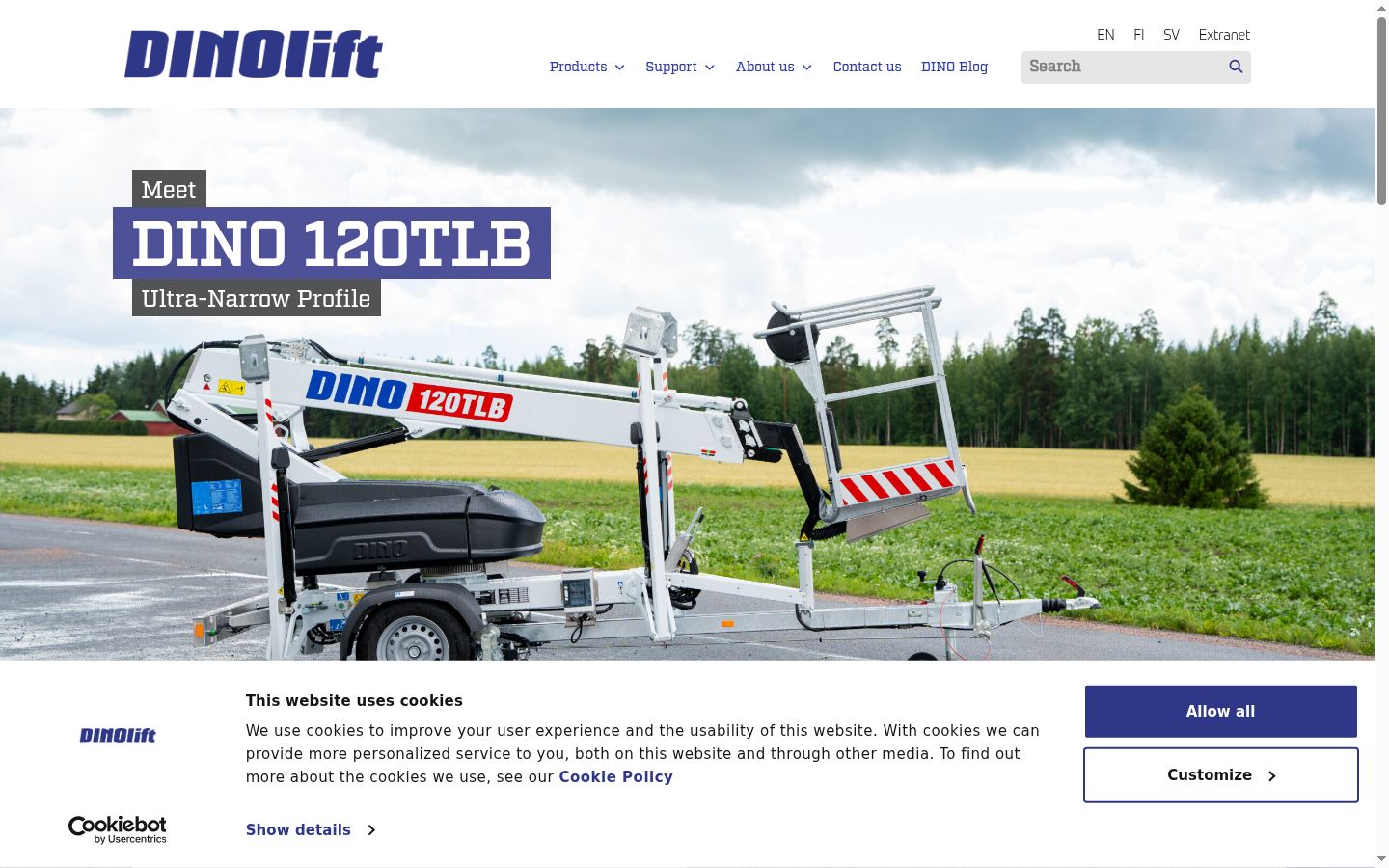Sutikimo reklamjuostės, rodytos prieš bet kokią sąveiką, ekrano kopija