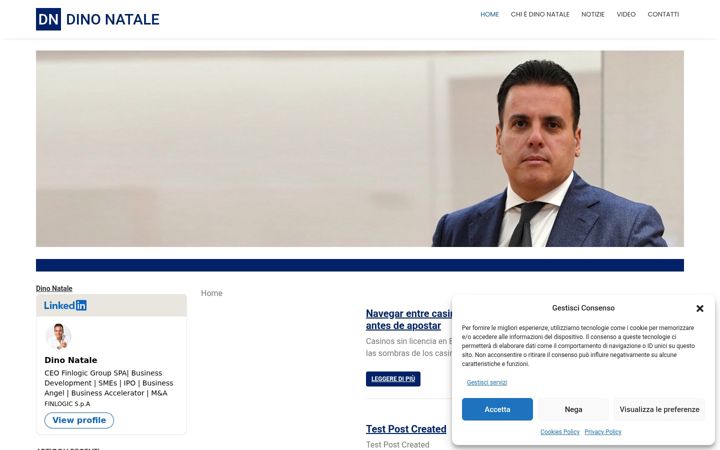 Screenshot of dinonatale.it