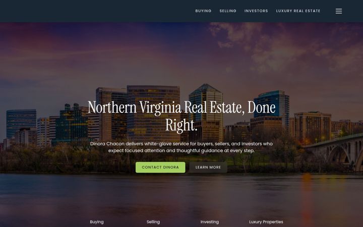 Screenshot of dinorasellshomes.com
