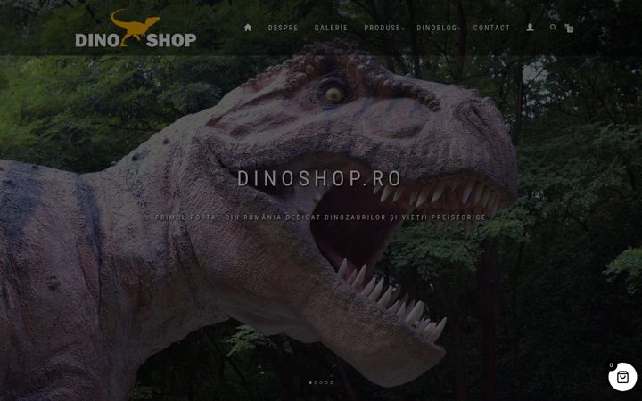 Skärmbild av dinoshop.ro