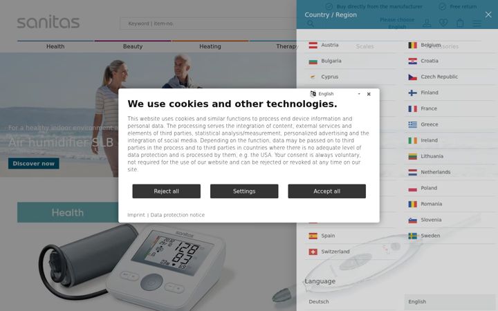 Екранна снимка на dinslage.net