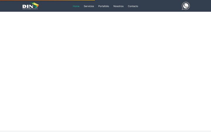 Screenshot of dinsoluciones.com