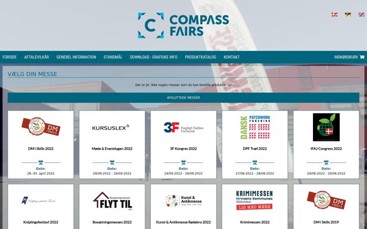 Captura de pantalla de dinstand.dk