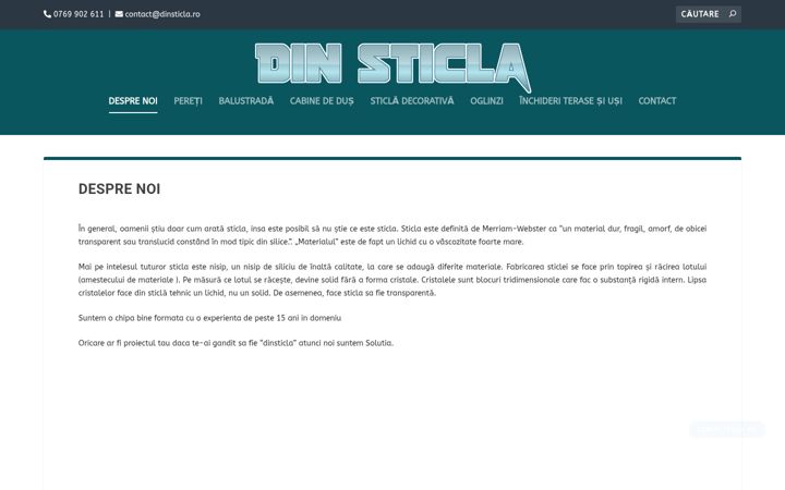 Skärmbild av dinsticla.ro
