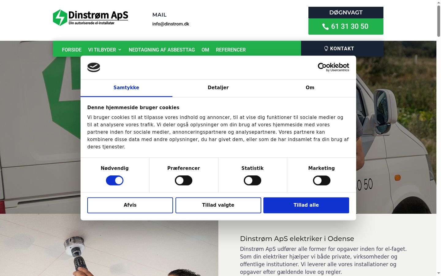 Zrzut ekranu banera zgody wyświetlanego przed jakąkolwiek interakcją