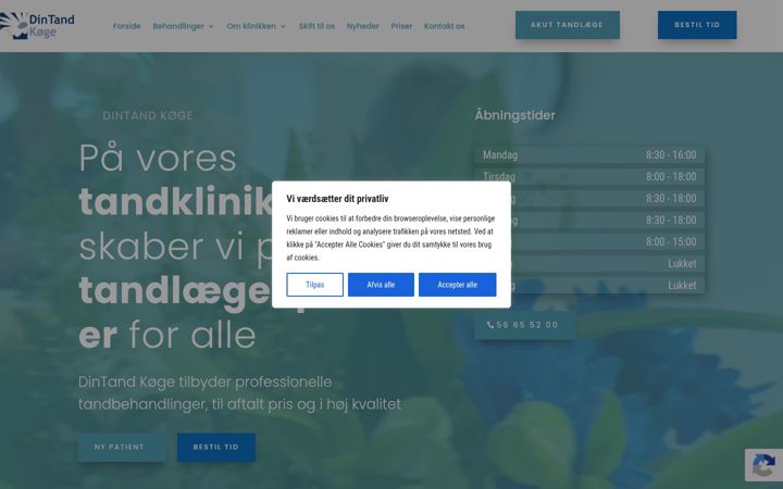 Screenshot di dintand.dk