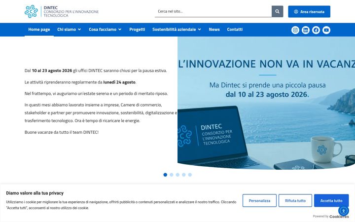 Zrzut ekranu dintec.it