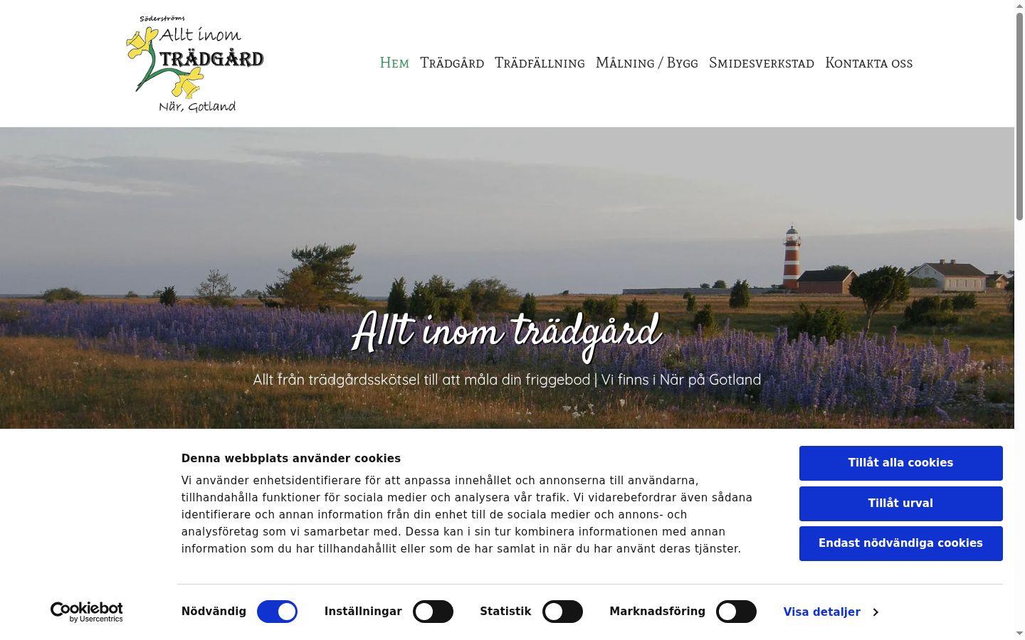 Screenshot tal-banner tal-kunsens muri qabel kwalunkwe interazzjoni