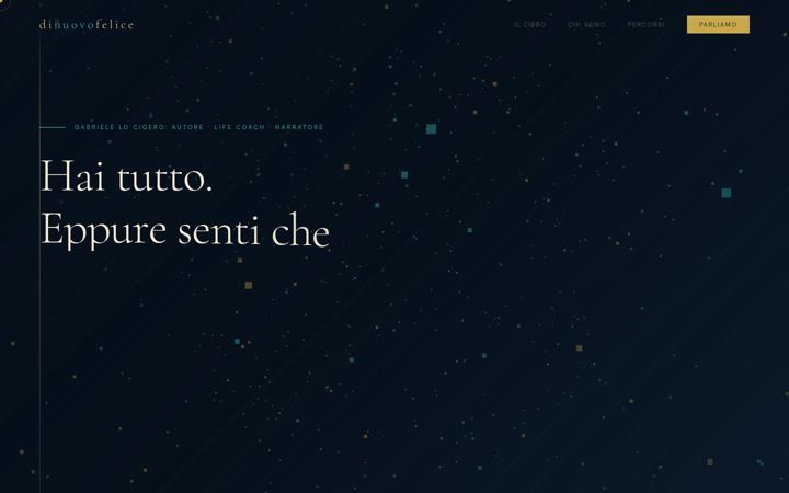 Screenshot of dinuovofelice.com