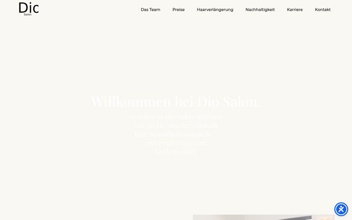 Screenshot of dio-salon.de