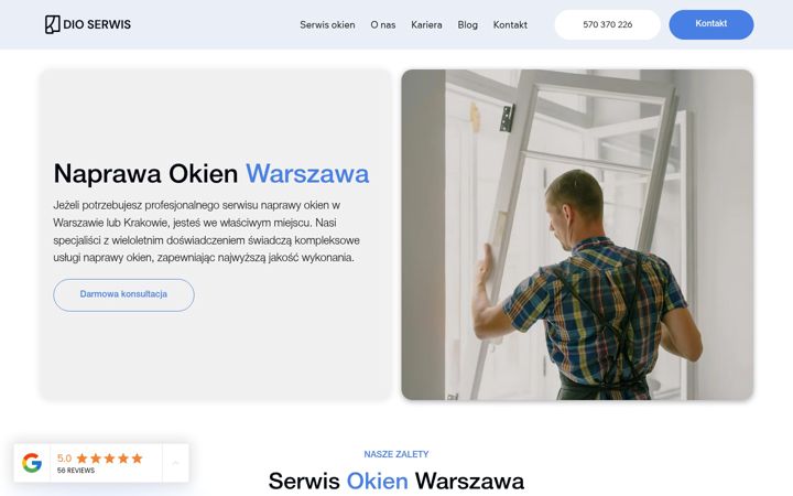 Snimka zaslona za dio-serwis.pl