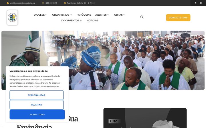 Ekrano kopija diocesebeira.org
