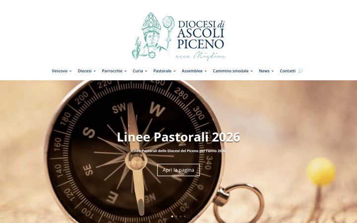 Posnetek zaslona diocesiascoli.it