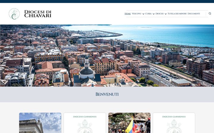Screenshot van diocesichiavari.it
