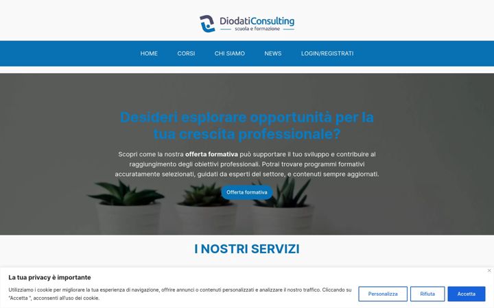 Screenshot of diodaticonsulting.it