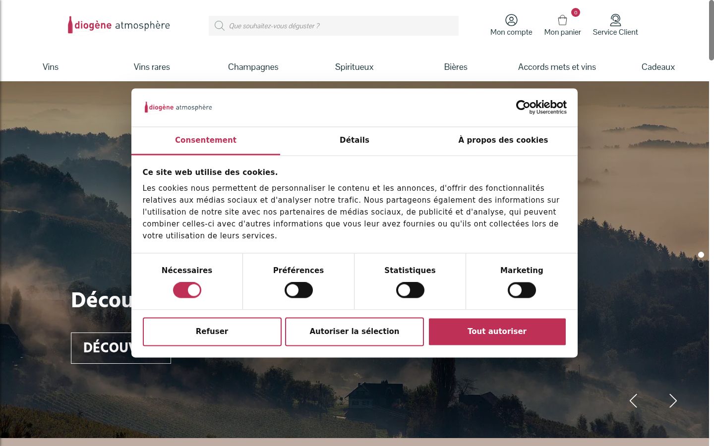 Sutikimo reklamjuostės, rodytos prieš bet kokią sąveiką, ekrano kopija