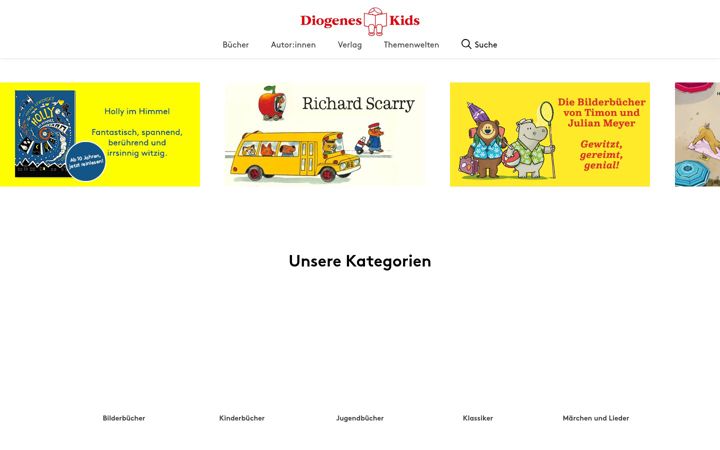 Screenshot of diogenes-kids.ch