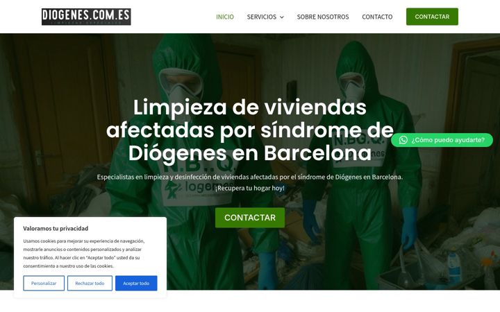 Ekraanipilt saidist diogenes.com.es