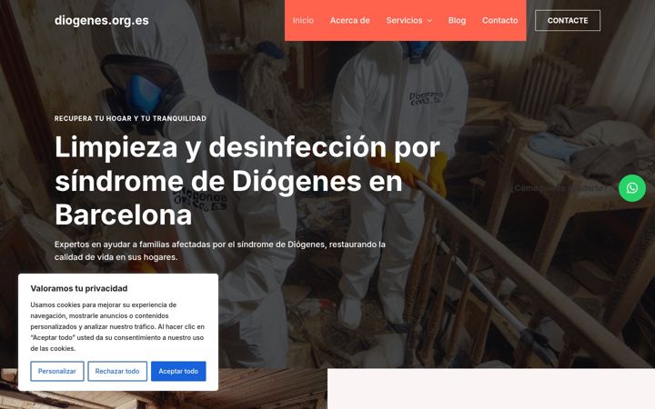 Ekraanipilt saidist diogenes.org.es