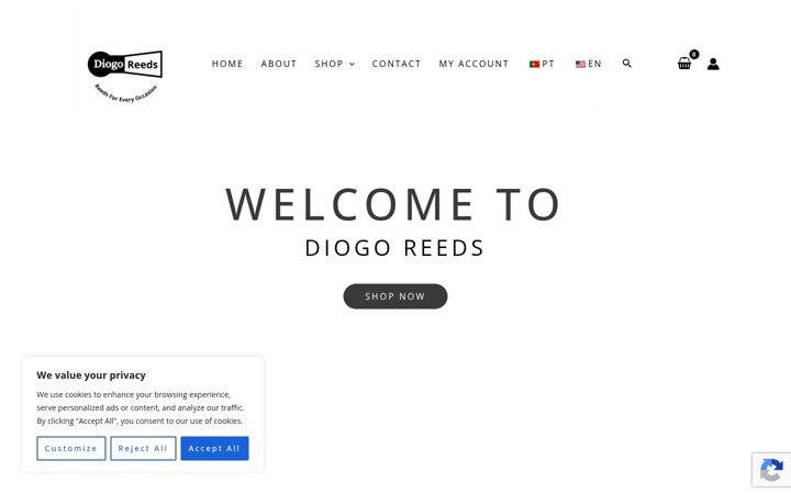 Screenshot of diogoreeds.com