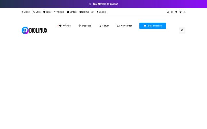Captura de ecrã de diolinux.com.br