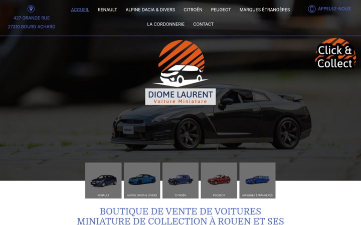 Captura de pantalla de diome-miniature.fr