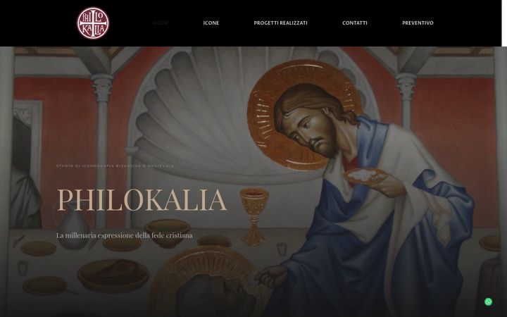 Screenshot of diomediarte.it