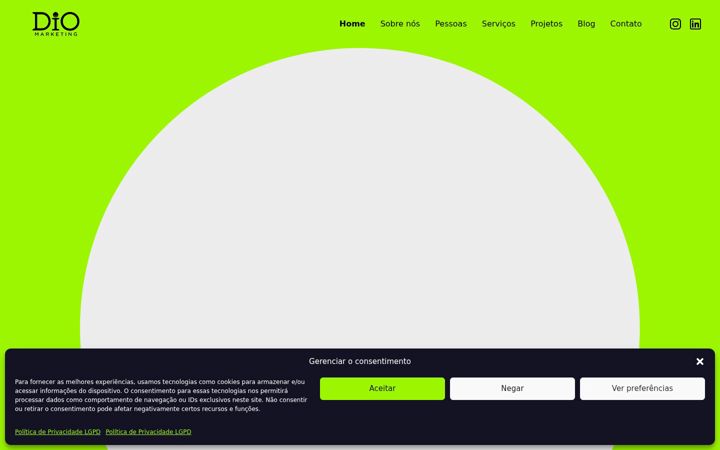 Screenshot of diomkt.com
