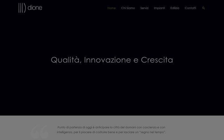 Screenshot van dionesrl.it