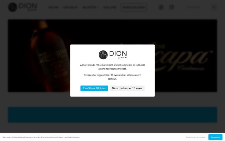 Screenshot of diongrande.hu