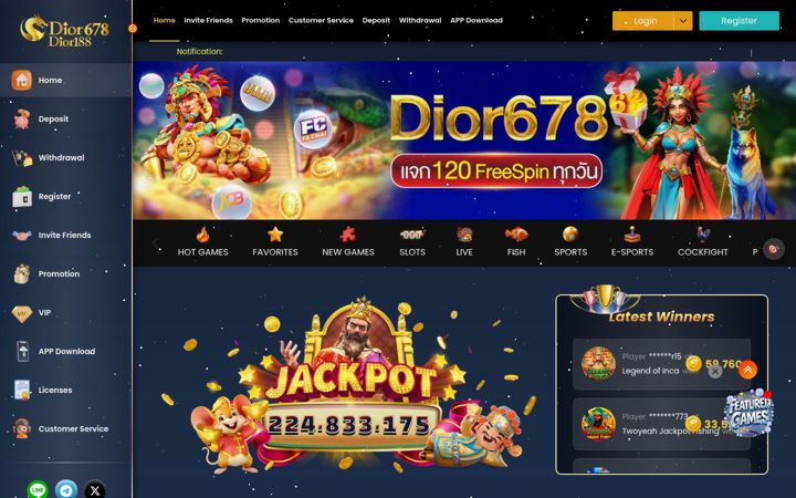 Ekrano kopija dior678.org