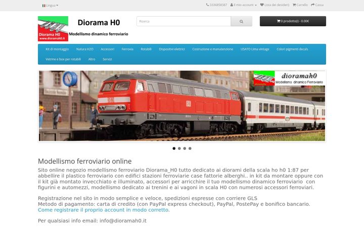 Screenshot of dioramah0.it