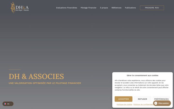 Screenshot of diore-hayat-et-associes.com