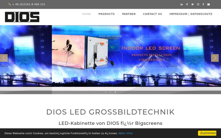 Screenshot of dios-products.com