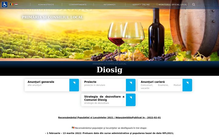 Képernyőkép: diosig.ro