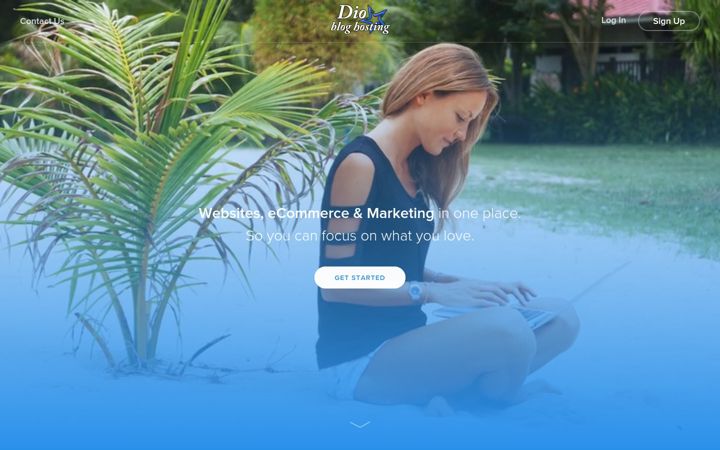 Screenshot of diowebhost.com