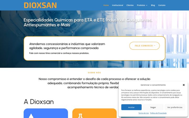 Screenshot of dioxsan.com