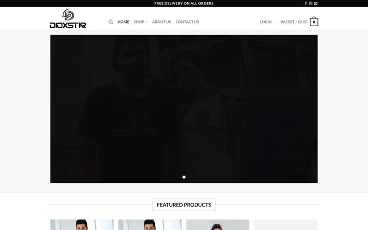 Screenshot of dioxstar.com