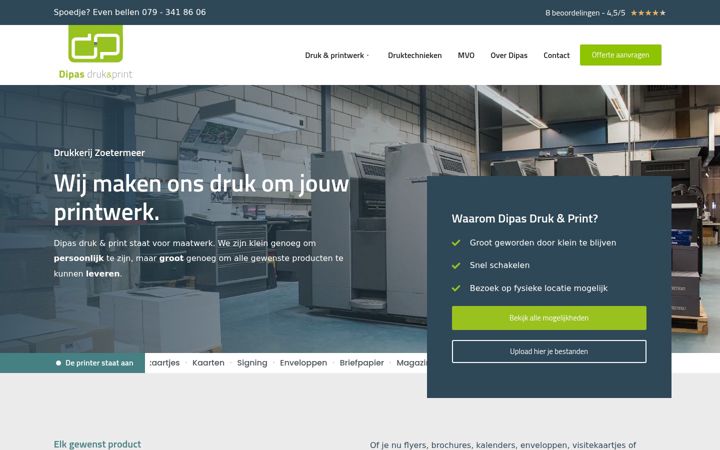 Zrzut ekranu dipas.nl
