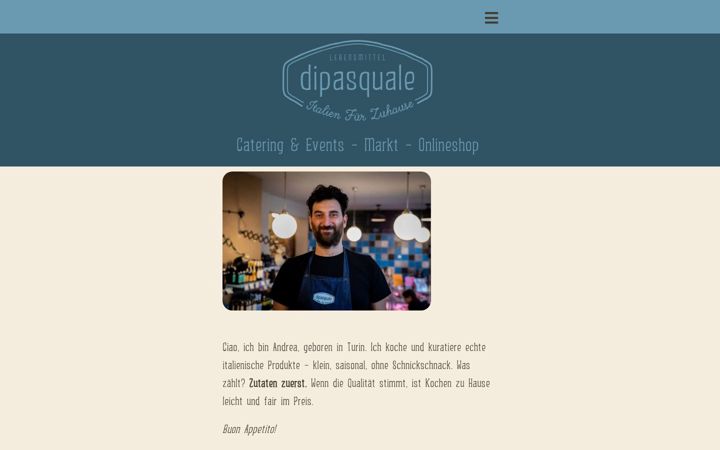 Snimka zaslona za dipasquale.de