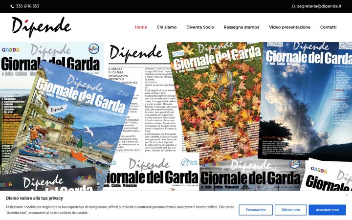 Screenshot of dipende.it