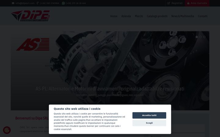 Screenshot of dipesrl.com