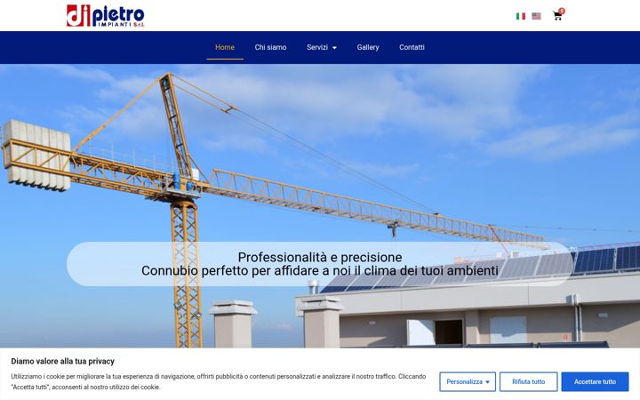 Screenshot von dipietroimpianti.it