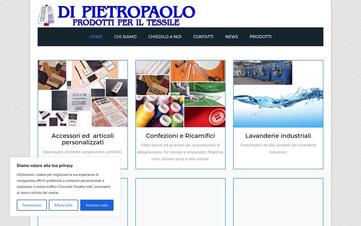 Screenshot von dipietropaolo.it