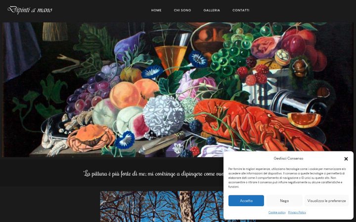 Screenshot van dipintidarte.it