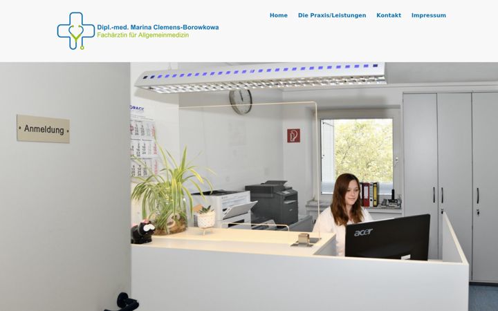 Screenshot of diplmed.de