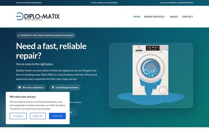 Zrzut ekranu diplo-matix.co.uk