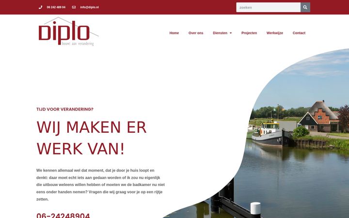 Zrzut ekranu diplo.nl