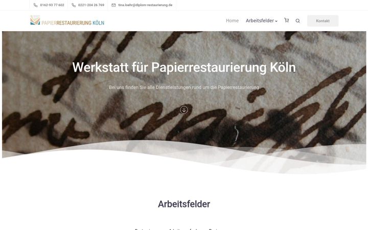 Screenshot του diplom-restaurierung.de