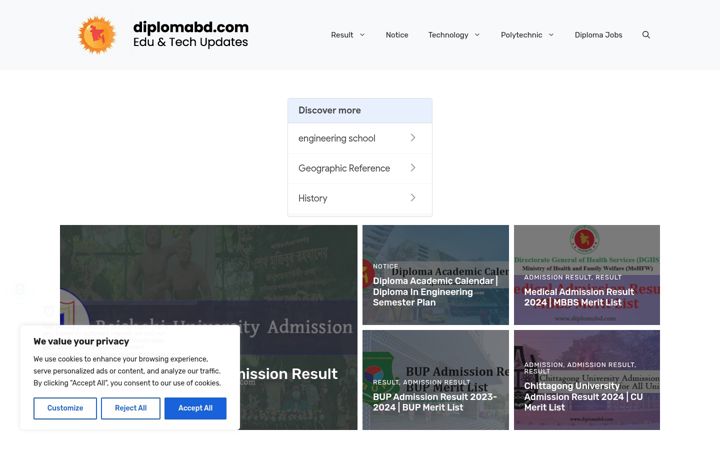 Screenshot of diplomabd.com